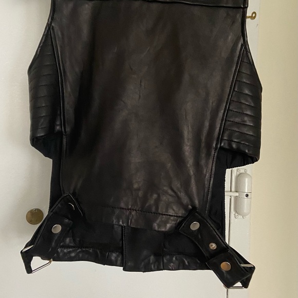 Kill City by Lip Service Blk Lambskin Leather Vest M $250 - Picture 8 of 11